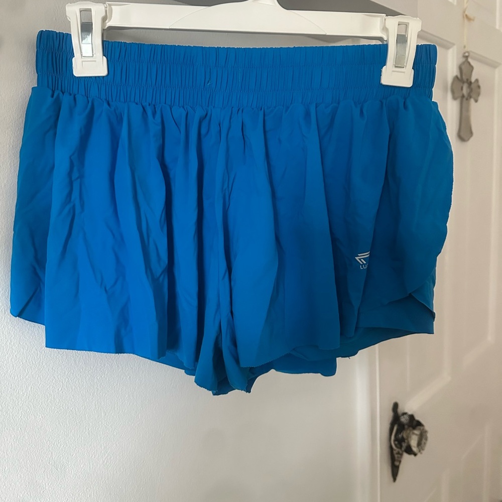 Women's Blue Athletic Shorts